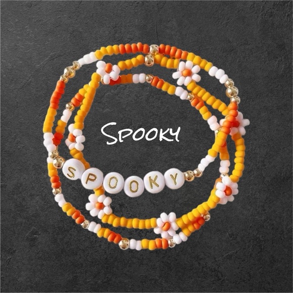 Full Set 3 Halloween Friendship Bracelets Womens Girls Hocus Pocus Spooky Witch - Picture 5 of 8